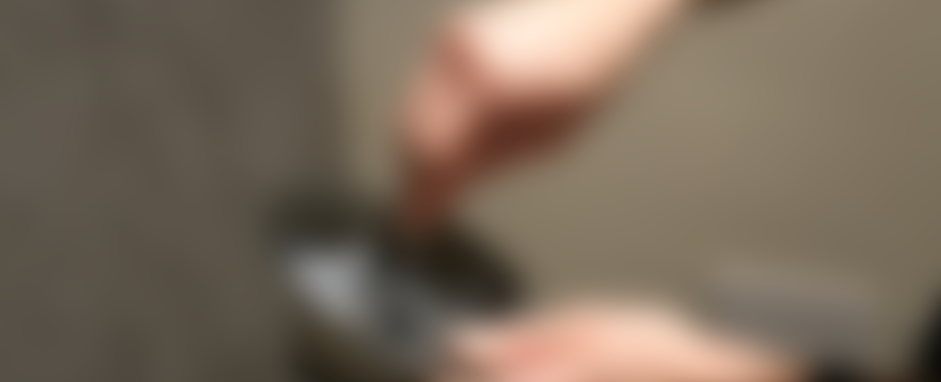 カラー材を混ぜている写真