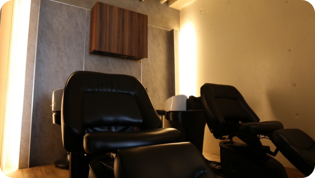 業界最上クラスのフルフラットシャンプー台 『YUME』の写真